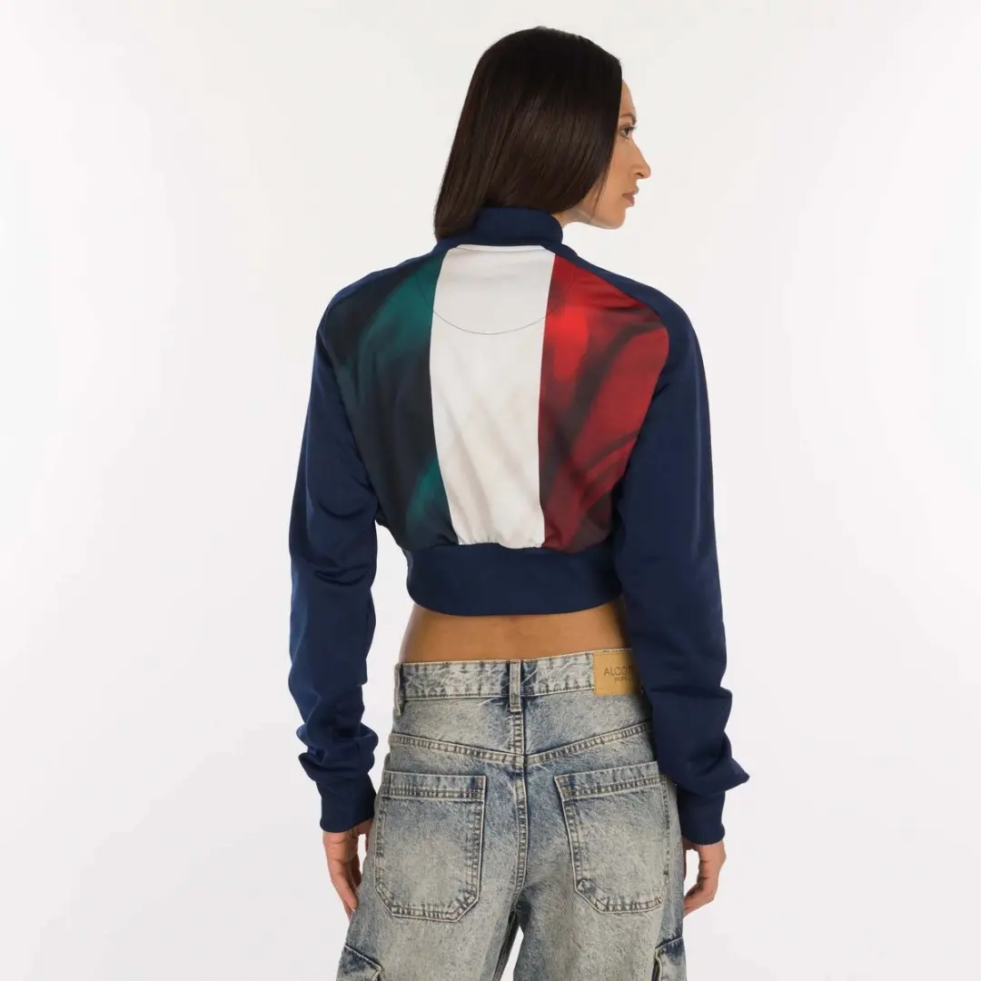Errea Naz. Italia Volley Crop Ad Sweatshirt