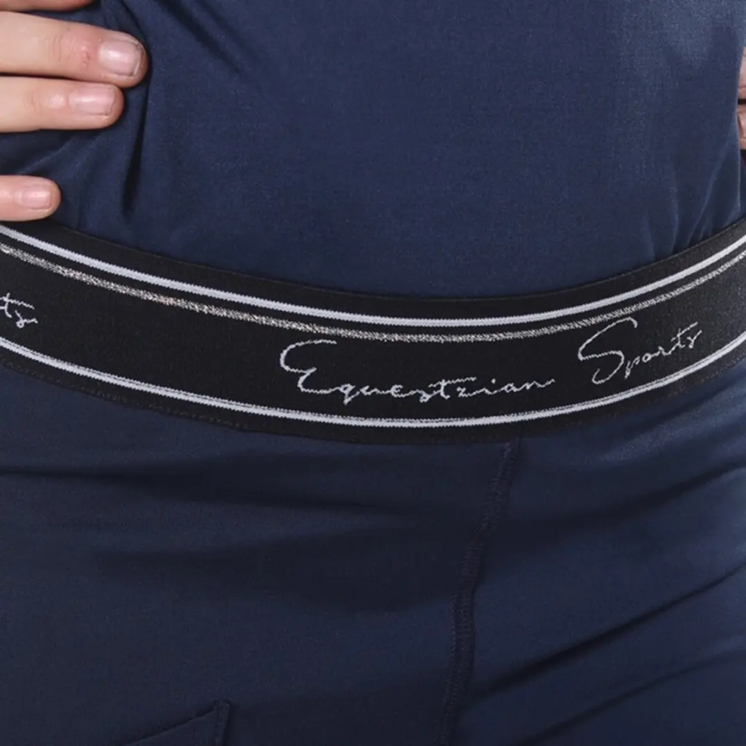 QHP Eden Full Grip Rijlegging Kids XS - Donkerblauw - afbeelding 4 van 6