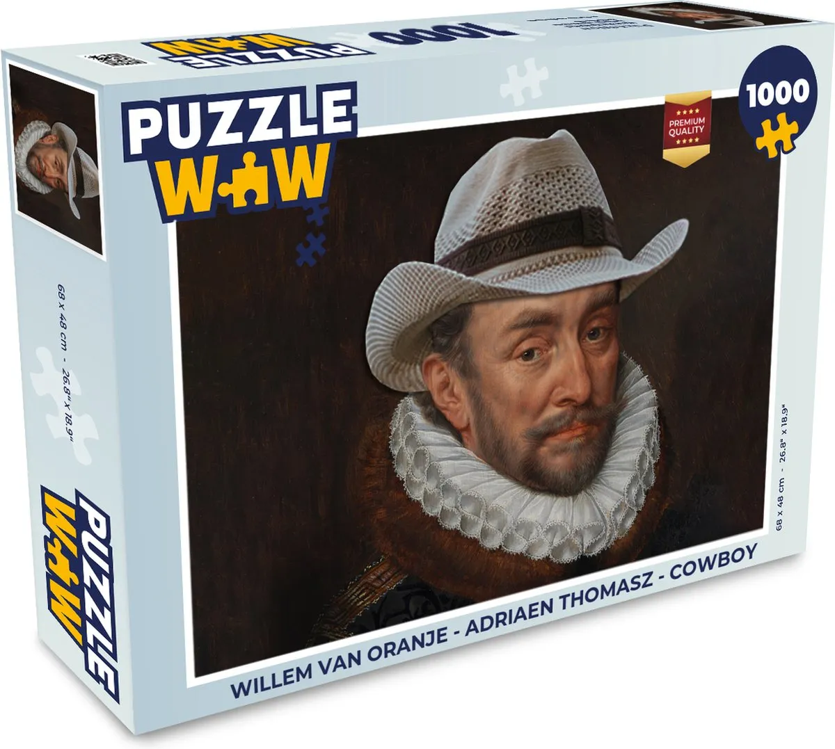 PuzzleWow Willem van Oranje Legpuzzel 1000 Stuks