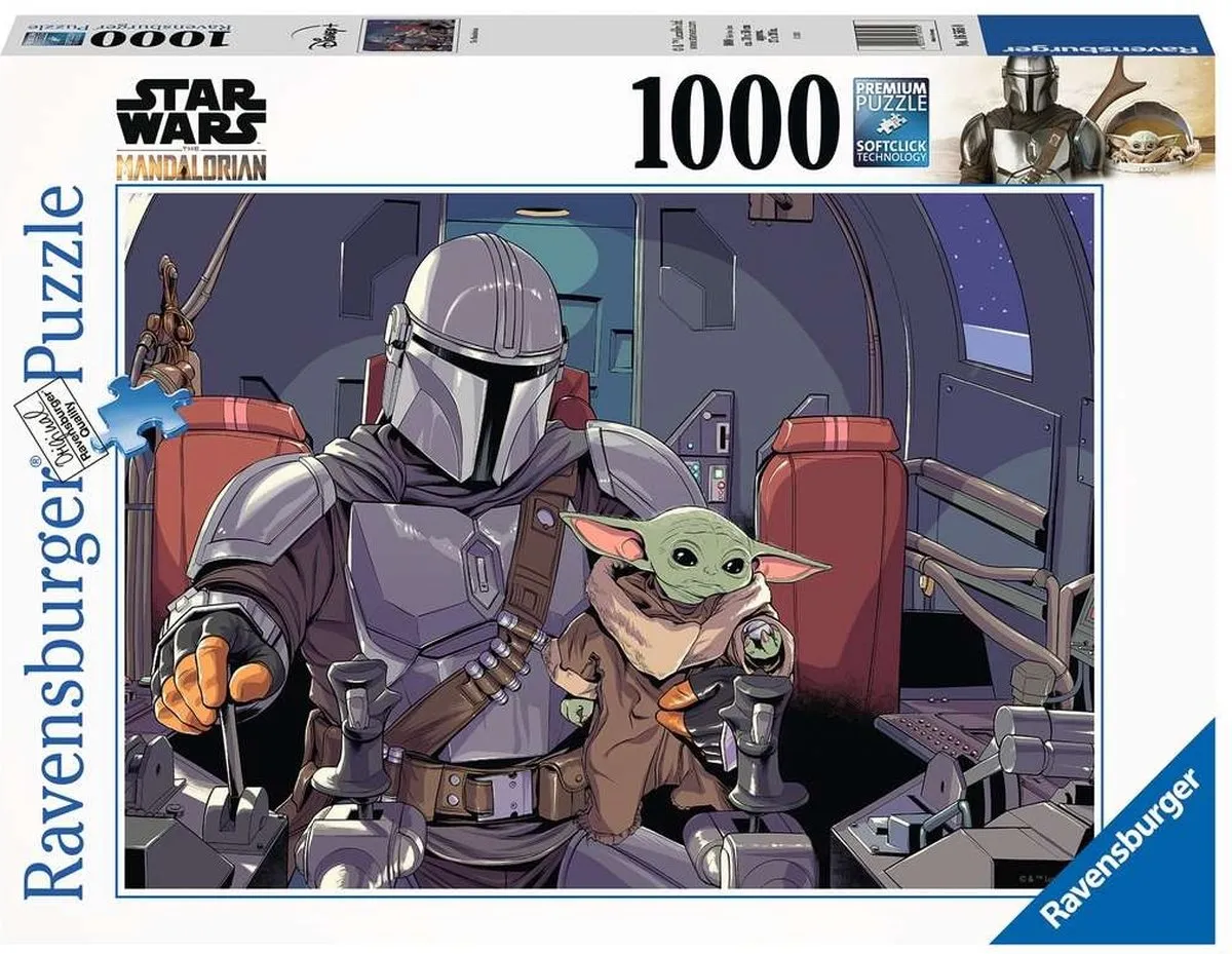 Ravensburger Disney Star Wars The Mandalorian Legpuzzel 1000 Stuks - Multicolor
