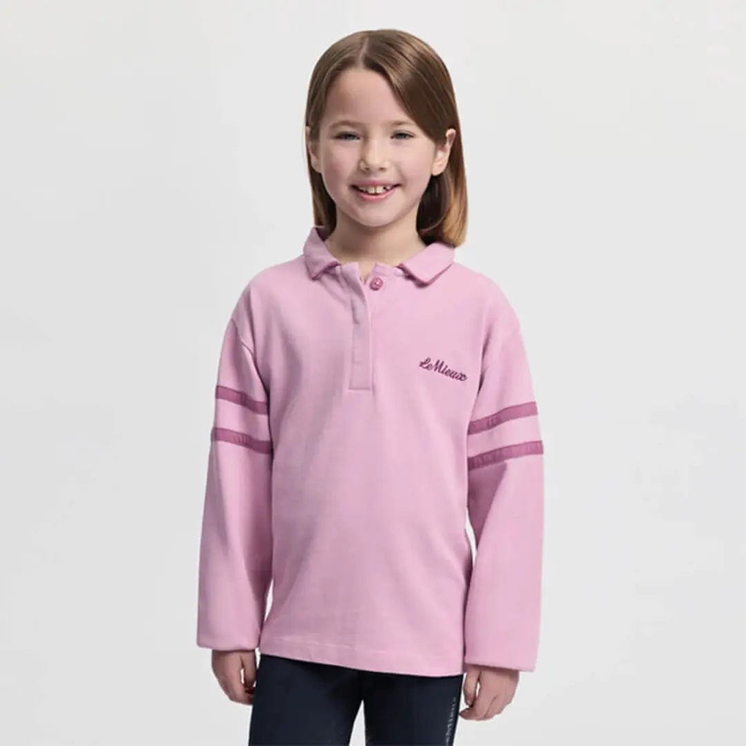 LeMieux Rugby Shirt Robbie Mini Kids Mallow
