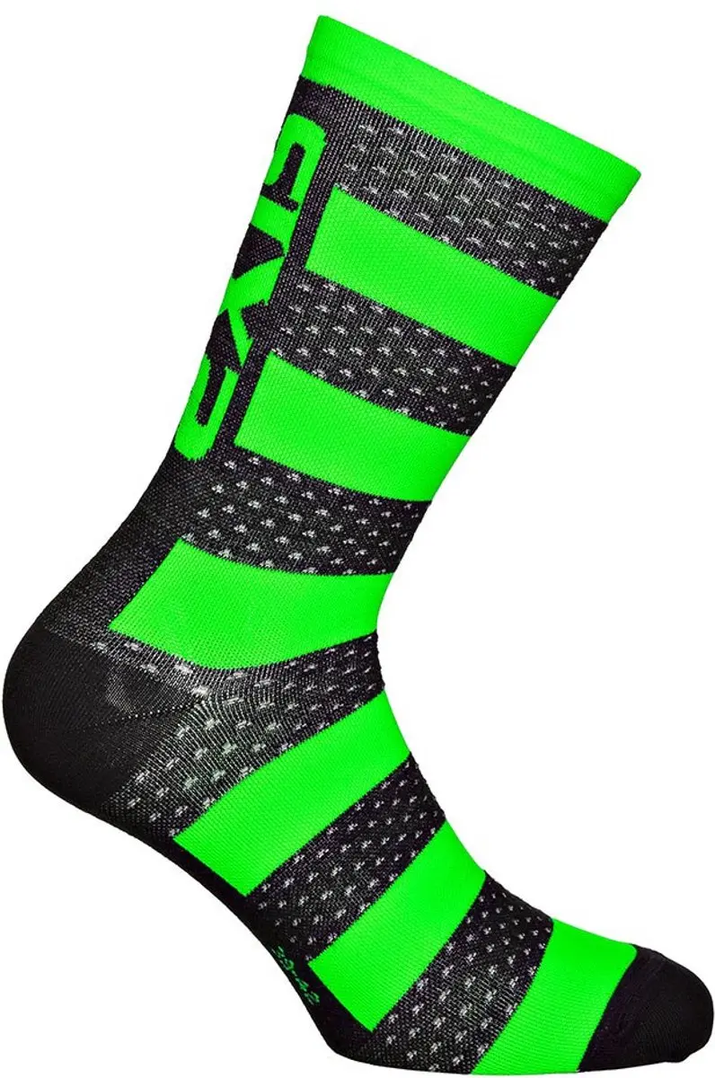 Sixs Luxury Merinos Sokken Groen,Zwart EU 35-38 Man