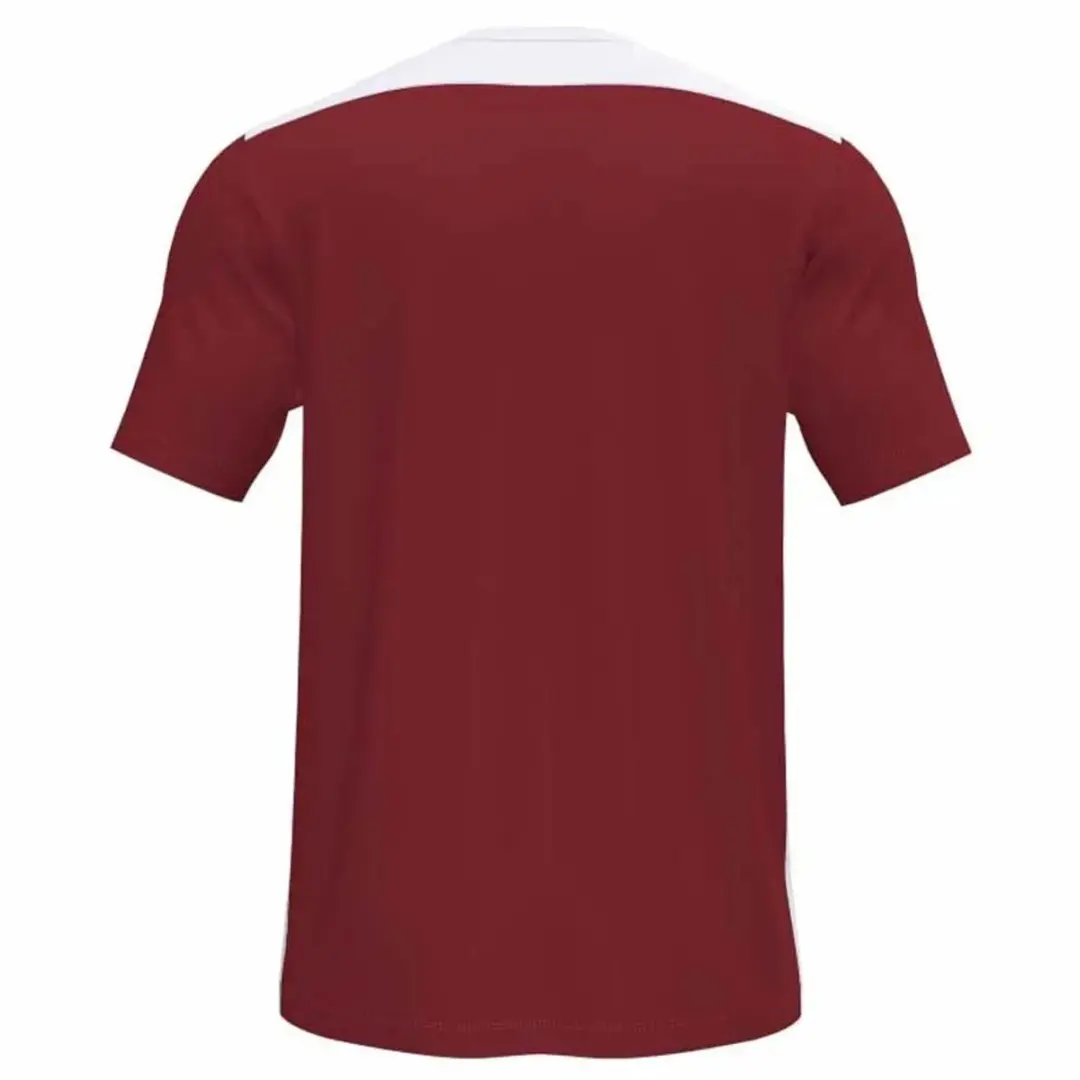 Joma Championship VI Shirt Korte Mouw Heren - Bordeaux / Wit | Maat: S