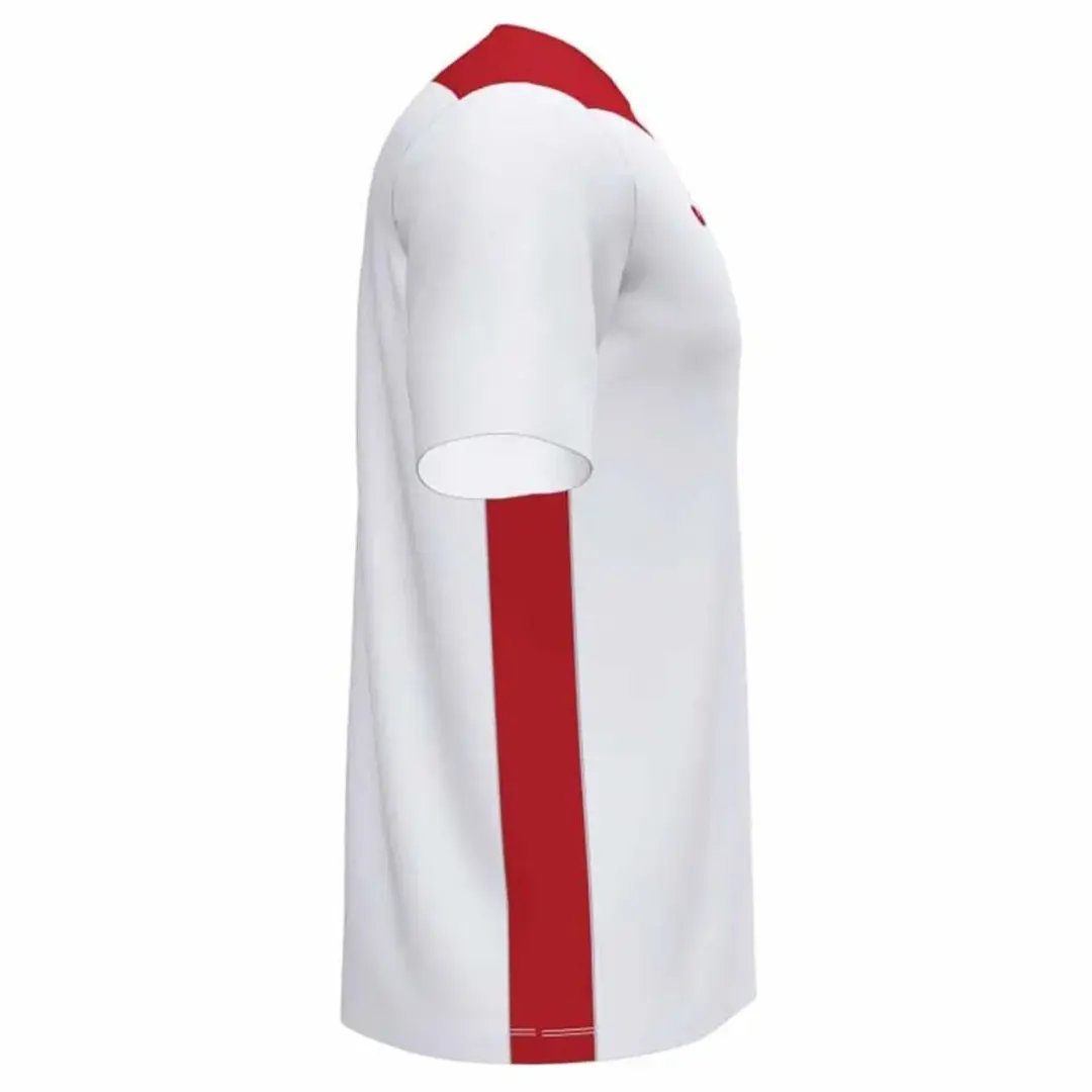 Joma Championship VI Shirt Kinderen 134 - Wit/Rood