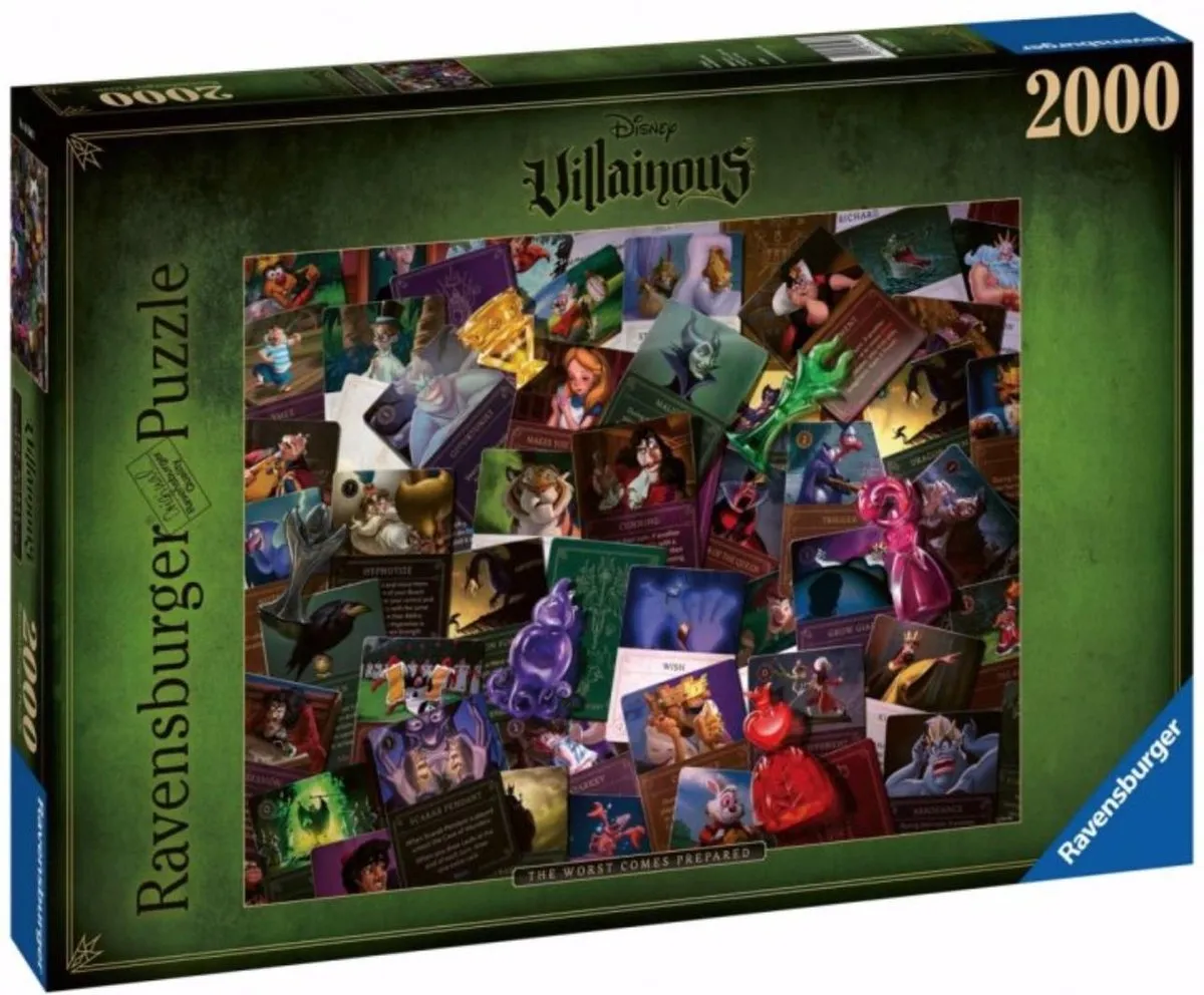 Ravensburger Villainous All Villains The Worst Comes Prepared Puzzel - 2000 Stuks - Multicolor
