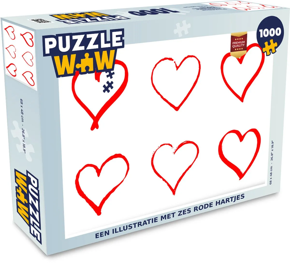 PuzzleWow Legpuzzel 1000 Stuks