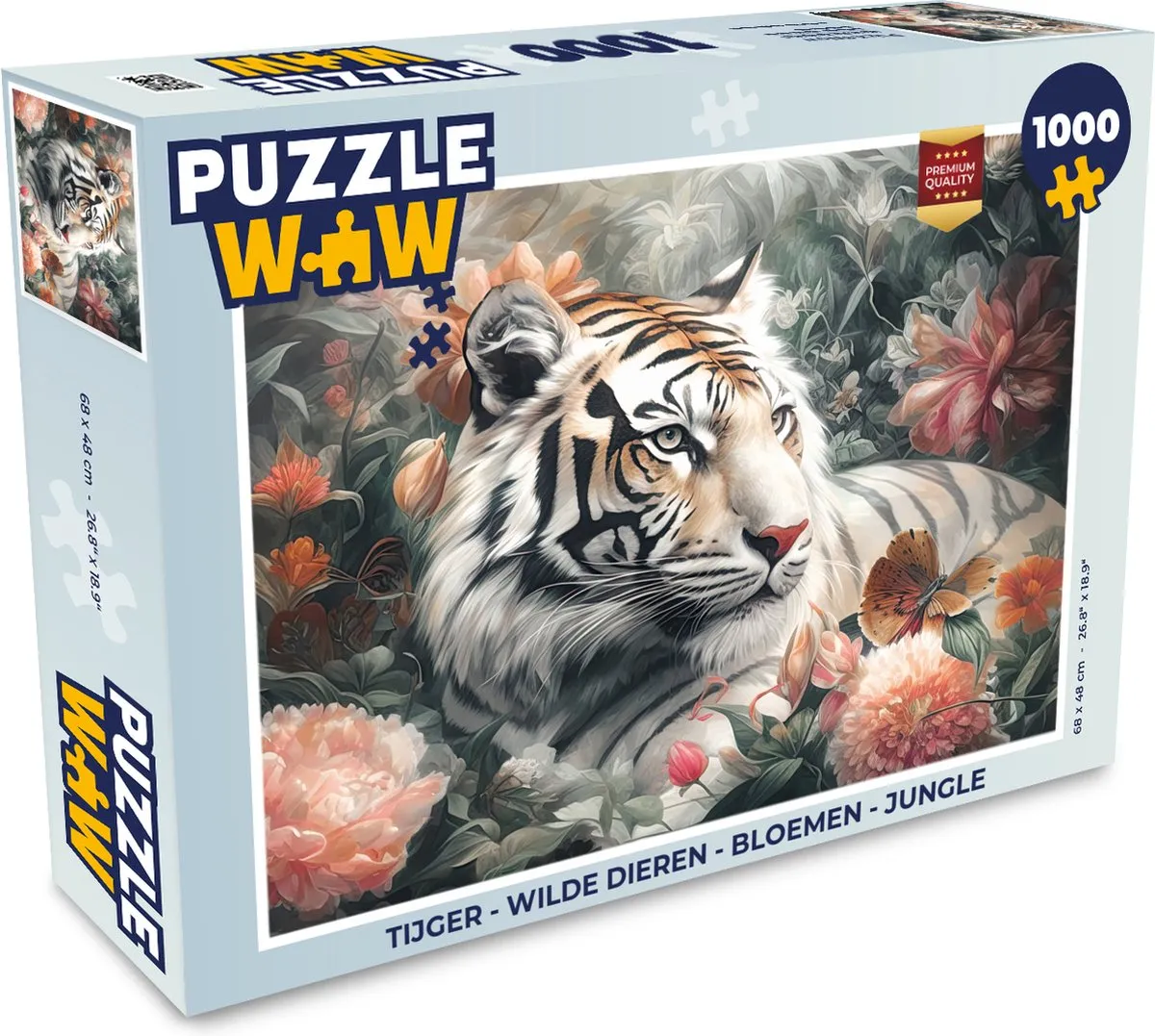 PuzzleWow Legpuzzel 1000 Stuks - Multicolor
