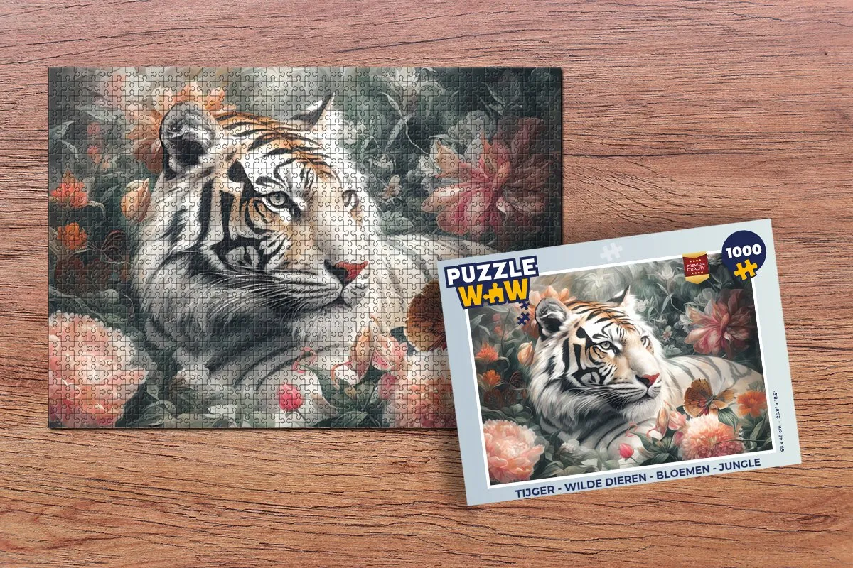 PuzzleWow Legpuzzel 1000 Stuks - Multicolor