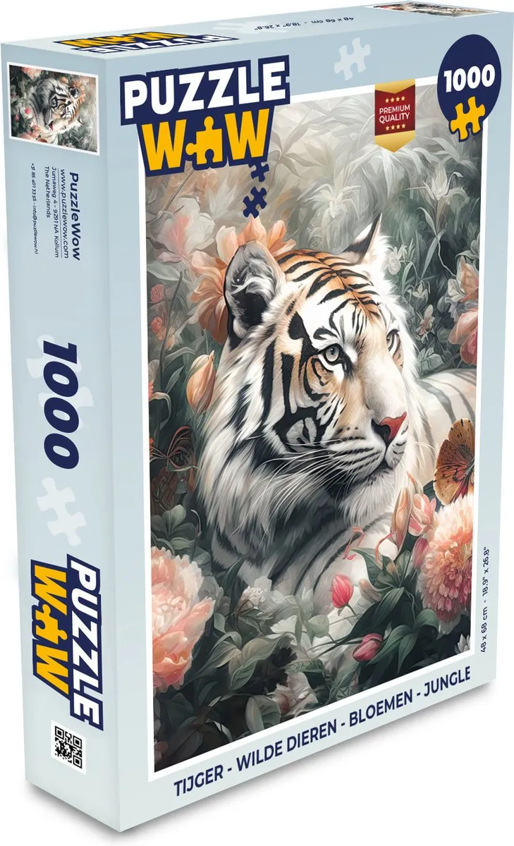 PuzzleWow Legpuzzel 1000 Stuks - Multicolor