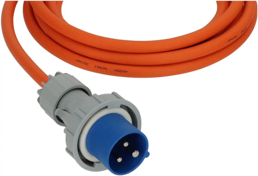 Brennenstuhl Stroom Camping-CEE-verlengkabel 2m 3G 2,5mm² - Grijs/Blauw/Geel - afbeelding 6 van 6
