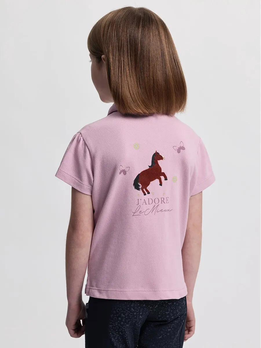 Lemieux Polo Lemieux Mini Kids Lichtroze