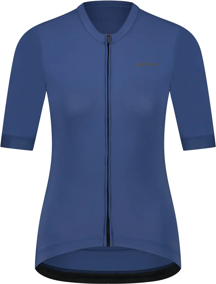 Shimano Futuro Korte Mouw Wielertrui Blauw M Vrouw