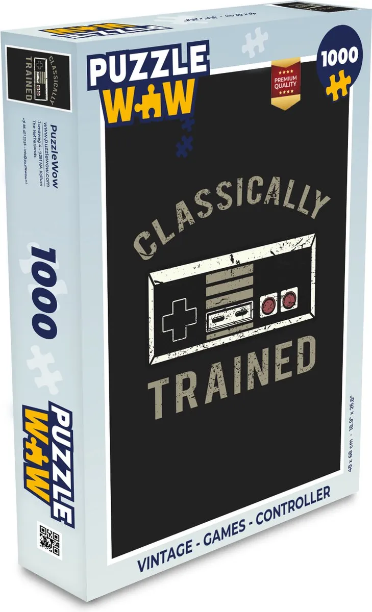 PuzzleWow Controller Legpuzzel 1000 Stuks