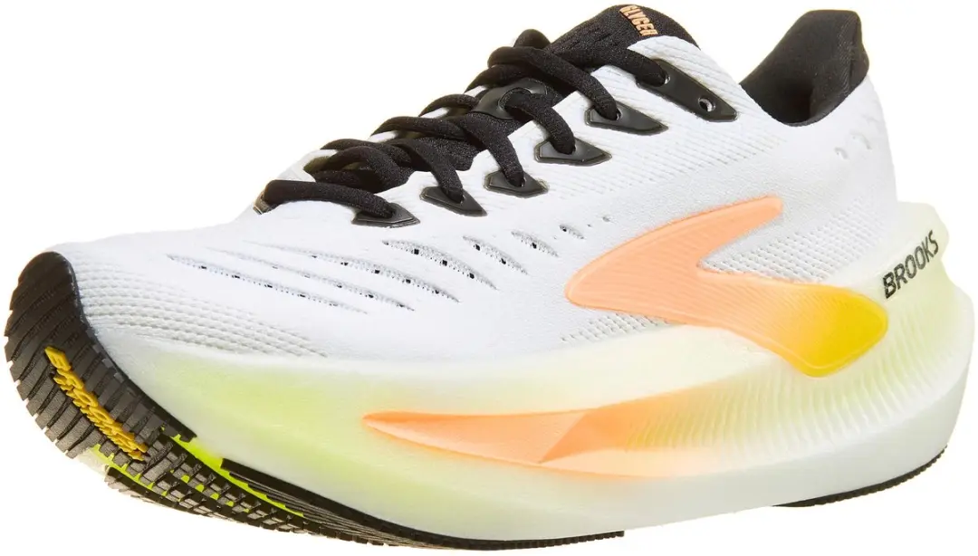 Brooks Glycerin Max 2 Dames Hardloopschoenen 42 - White/Cyber Yellow/Nightlife