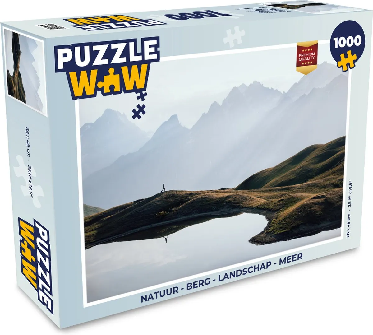 PuzzleWow Natuur Landschap Meer Legpuzzel 1000 Stuks