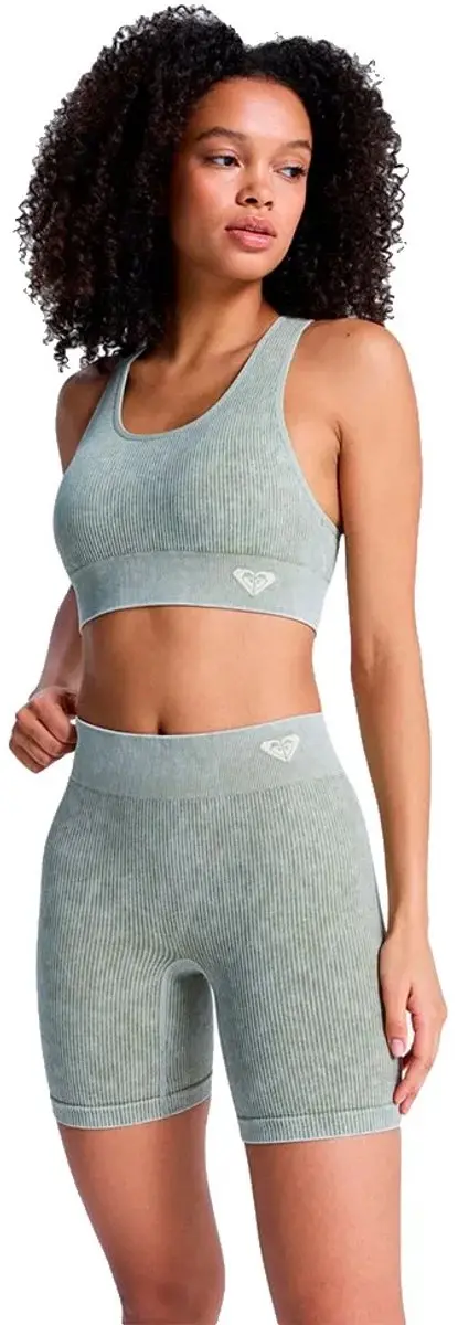 Roxy Chillout Seamless Washed Korte Sportbroek Grijs XS-S Vrouw