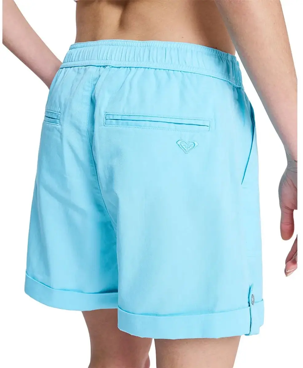 Roxy Sweetest Day Korte Sportbroek XS - Tanager Turquoise - afbeelding 2 van 4