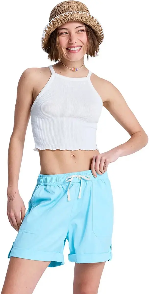 Roxy Sweetest Day Korte Sportbroek XS - Tanager Turquoise - afbeelding 3 van 4