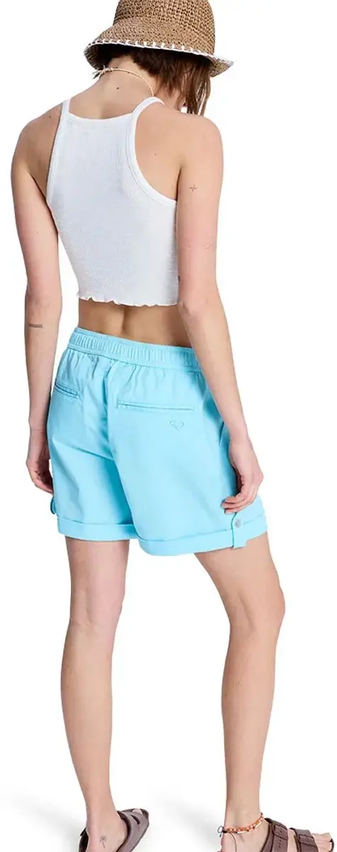 Roxy Sweetest Day Korte Sportbroek XS - Tanager Turquoise - afbeelding 4 van 4