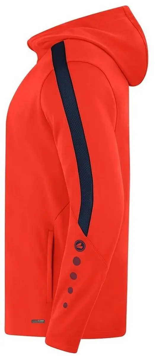 Jako Power Jas Met Kap Heren - Flame / Marine | Maat: XL