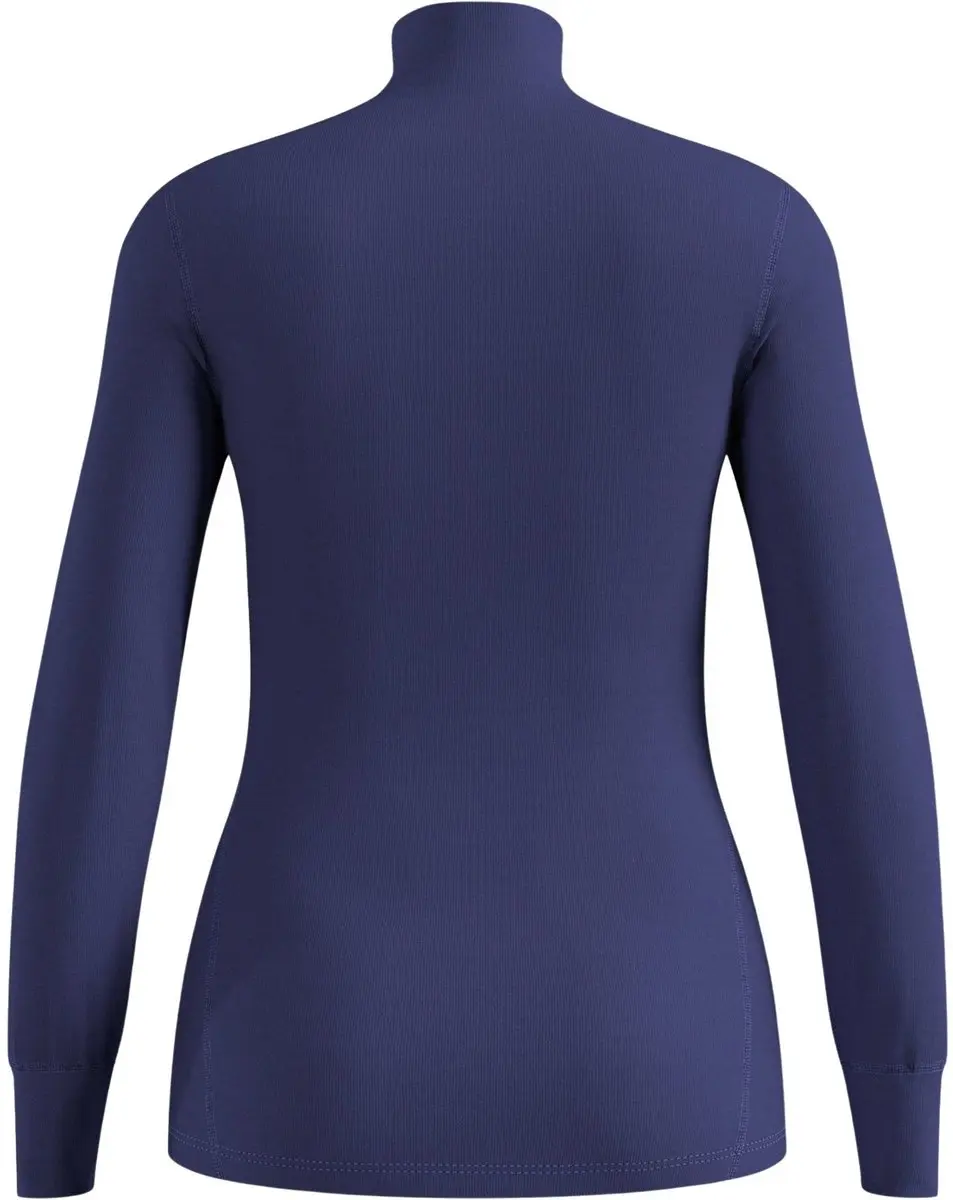 ODLO Active Warm Eco Shirt Dames M - Paars - afbeelding 2 van 2