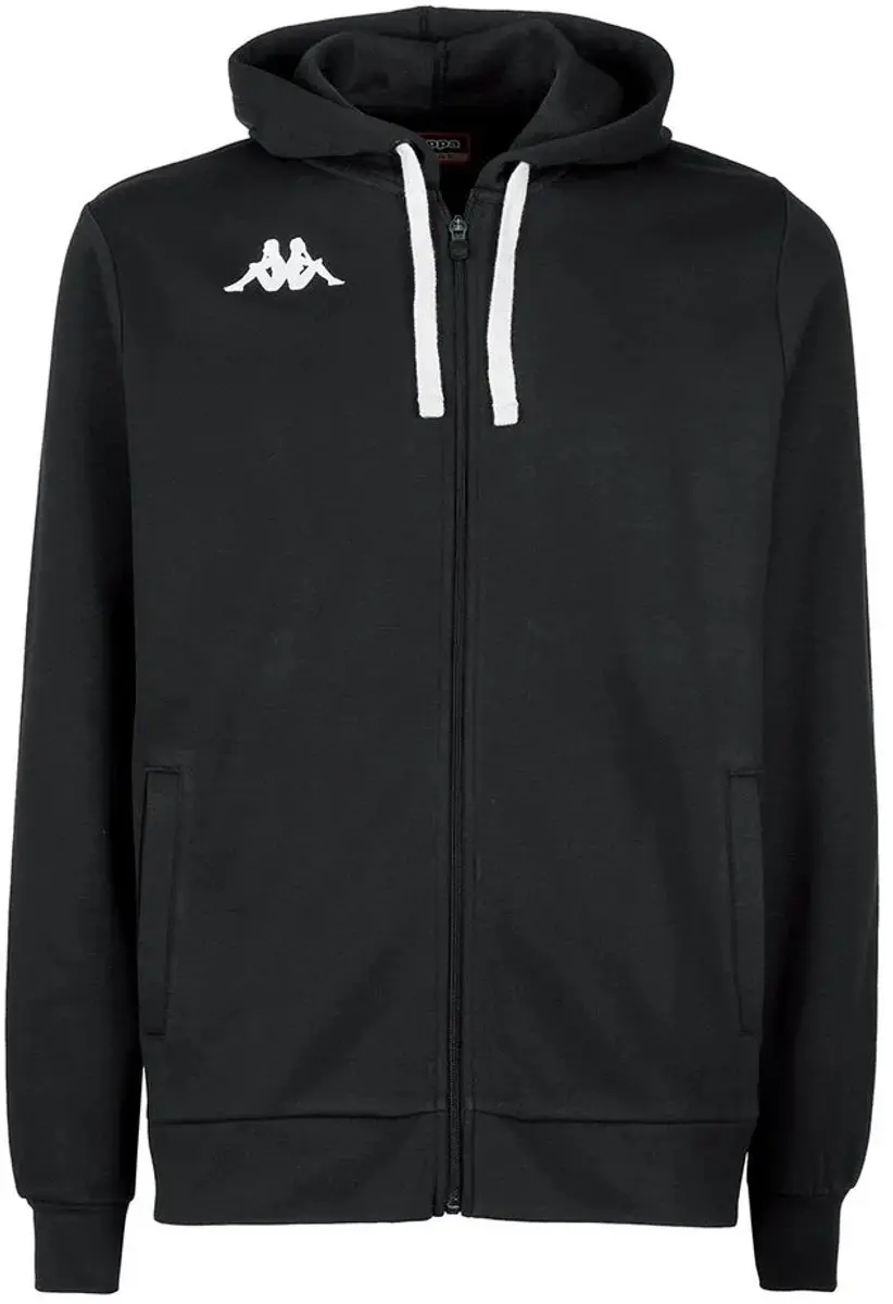 Kappa Banto Sweatshirt Met Rits Zwart L Man