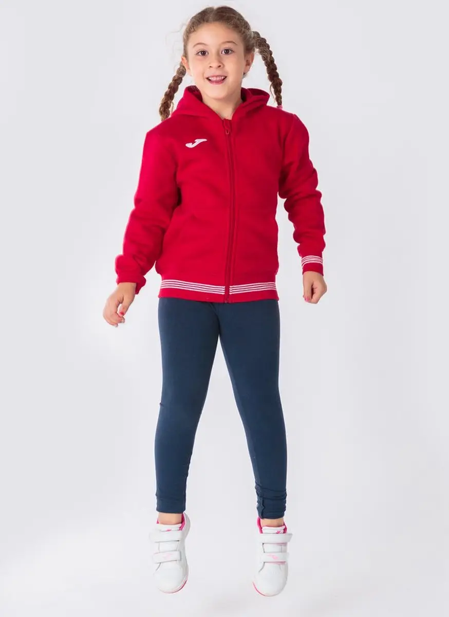 Joma Campus III Jas Met Kap Heren - Rood | Maat: M