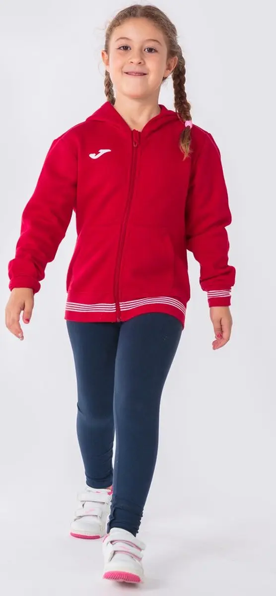 Joma Campus III Jas Met Kap Heren - Rood | Maat: M