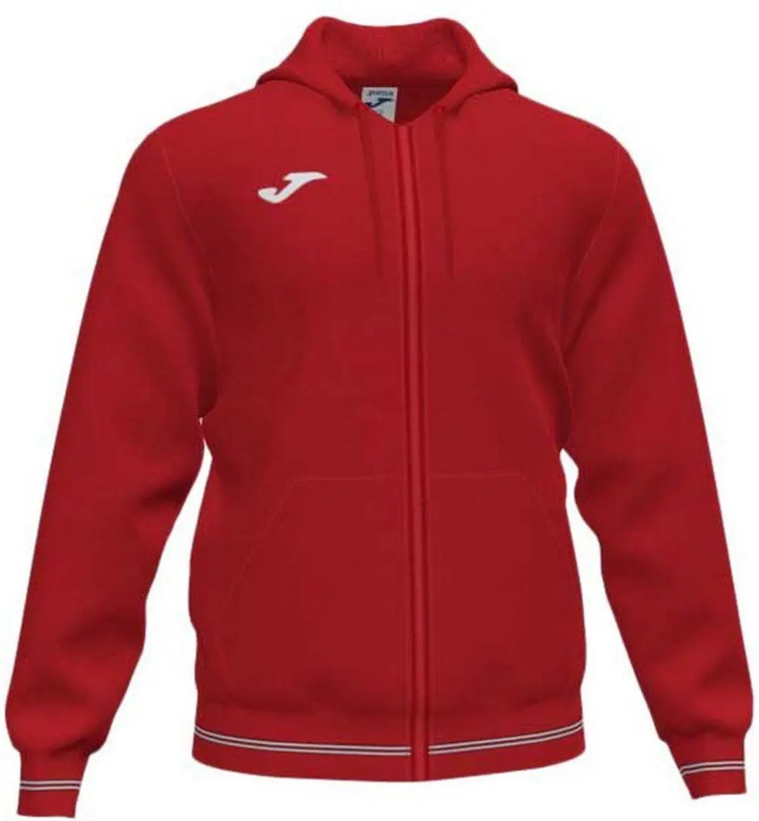 Joma Campus III Jas Met Kap Heren - Rood | Maat: M