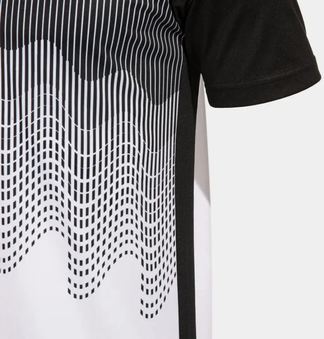 Heren Joma Tiger Vi wit-zwart T-shirt - XXXS