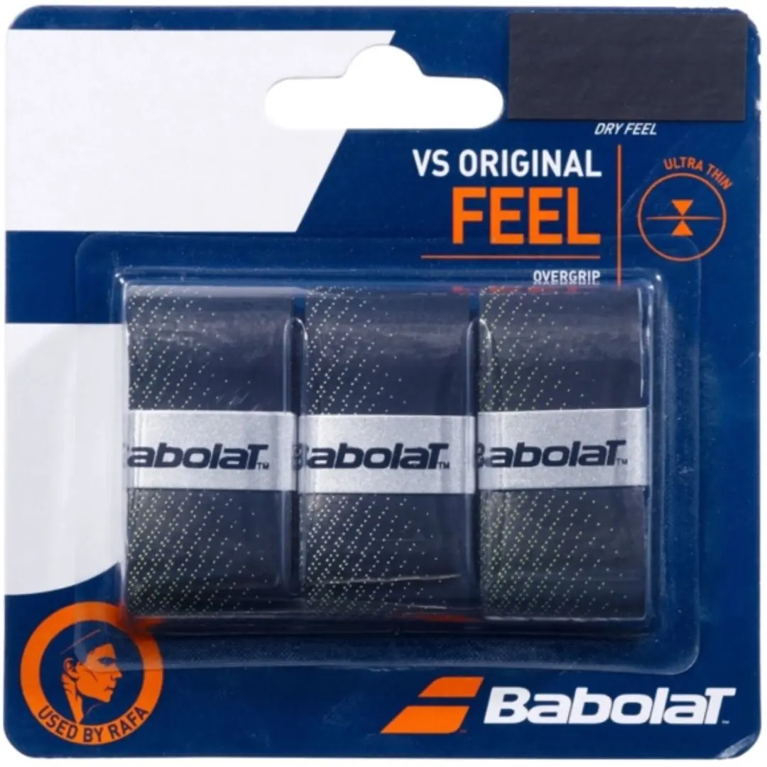 Babolat VS Original Overgrip - 3 Stuks Zwart