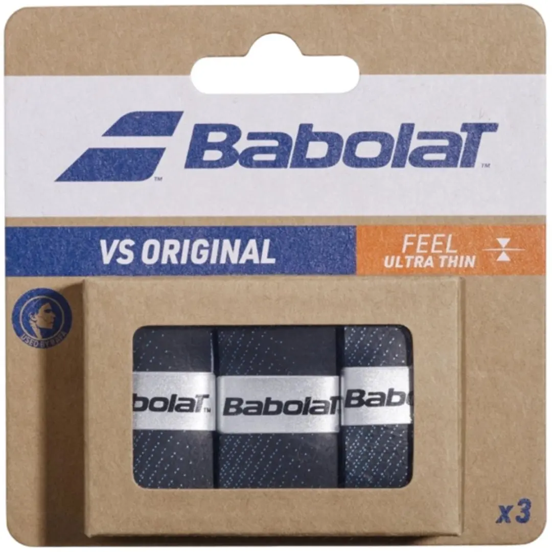 Babolat VS Original Overgrip - 3 Stuks Zwart