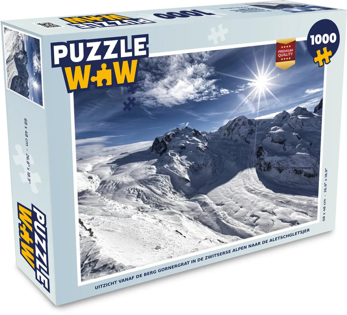 PuzzleWow Legpuzzel 1000 Stuks
