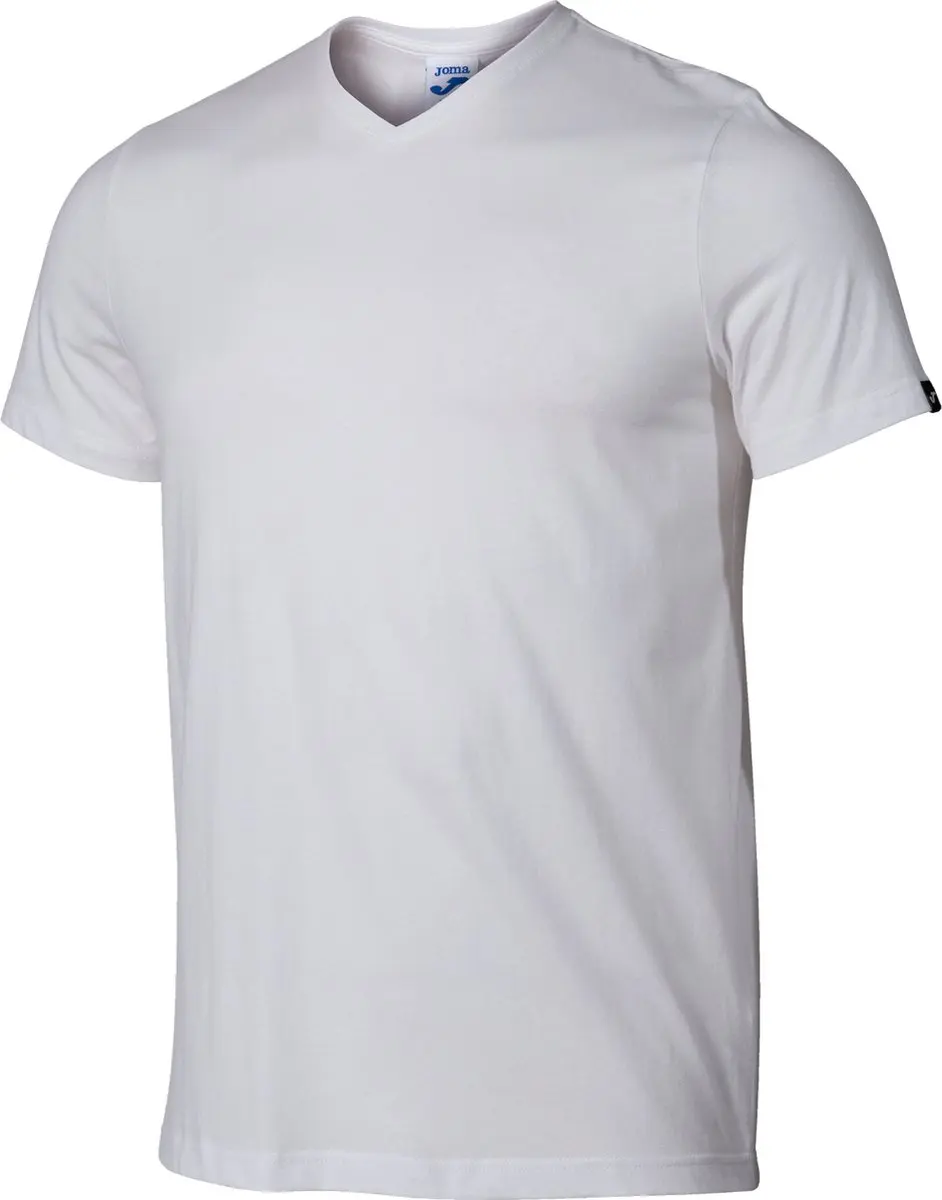 Joma Versalles Short Sleeve Tee 101740-200, Mannen, Wit, T-shirt, maat: S