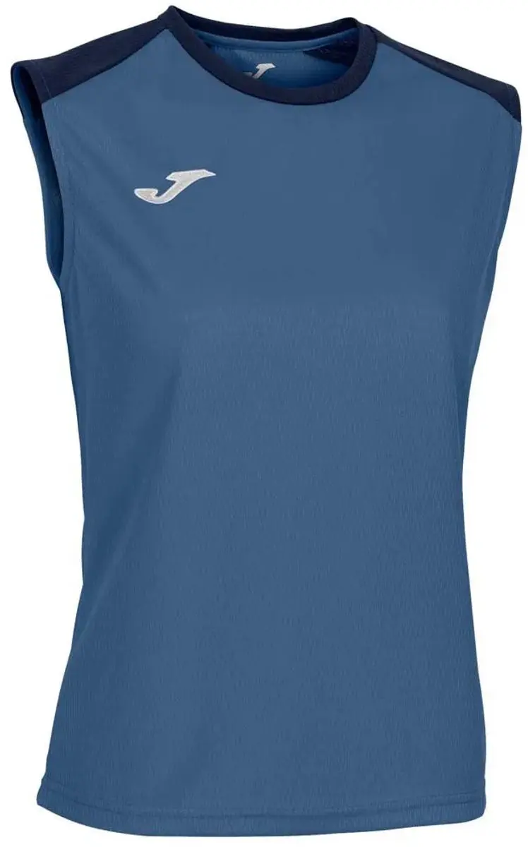 Joma Eco Championship Mouwloos T-shirt - M - Blauw - afbeelding 2 van 2