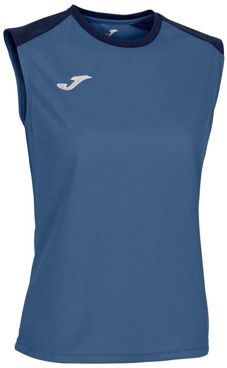Joma Eco Championship Recycled Mouwloos T-shirt Blauw M Vrouw