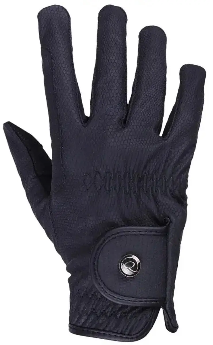 QHP Force Winter Rijhandschoenen L - Zwart