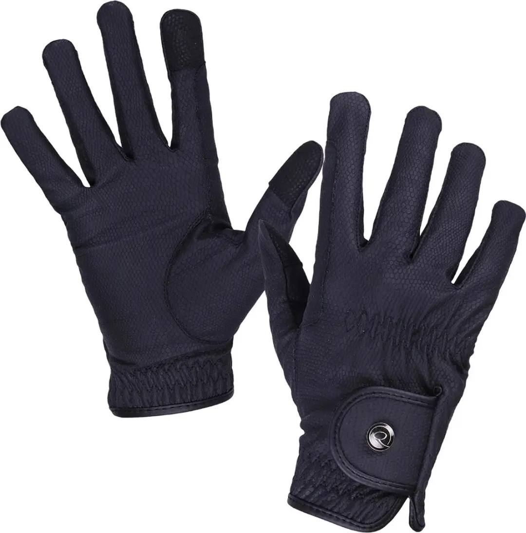 QHP Force Winter Rijhandschoenen L - Zwart