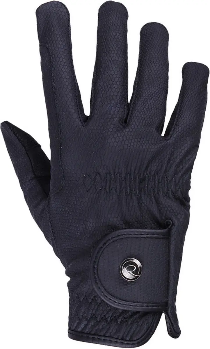 QHP Force Winter Rijhandschoenen L - Zwart