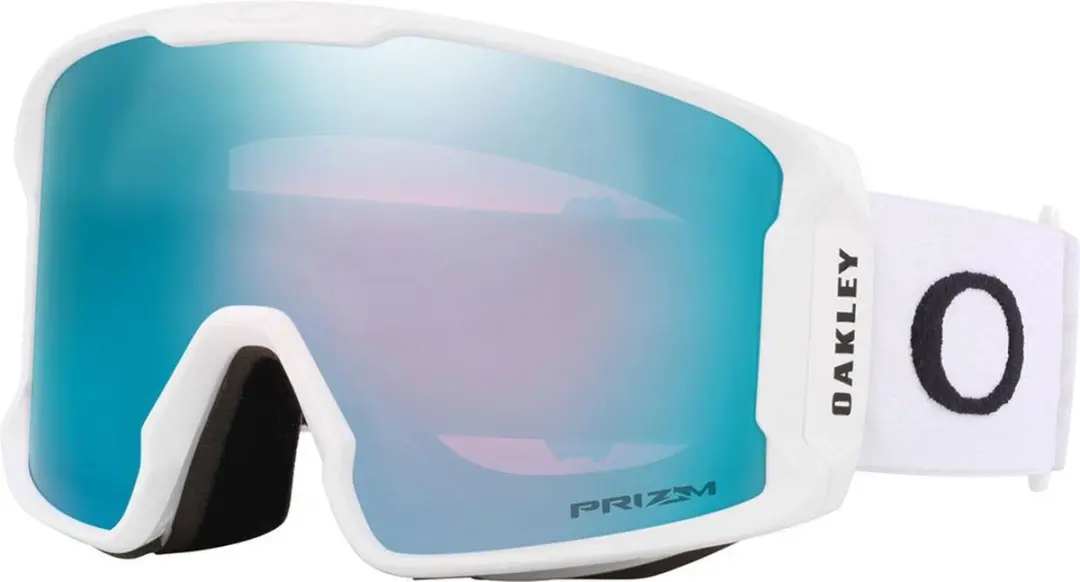 Oakley Line Miner L OO7070-731 Skibril - Mat Wit / Prizm Blauw - afbeelding 6 van 6