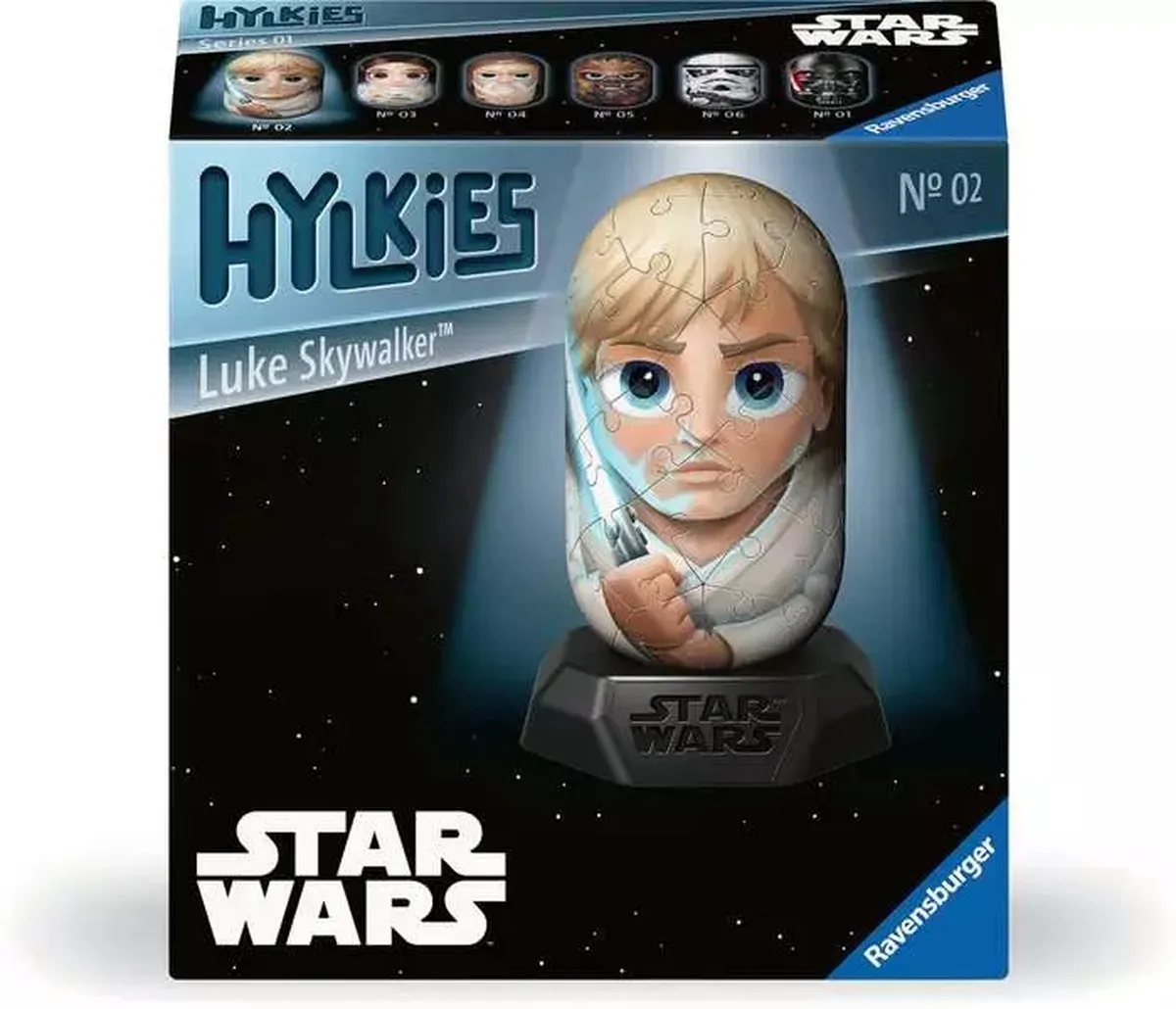 Ravensburger Hylkies Star Wars Luke Skywalker Capsule Figuur - afbeelding 6 van 6