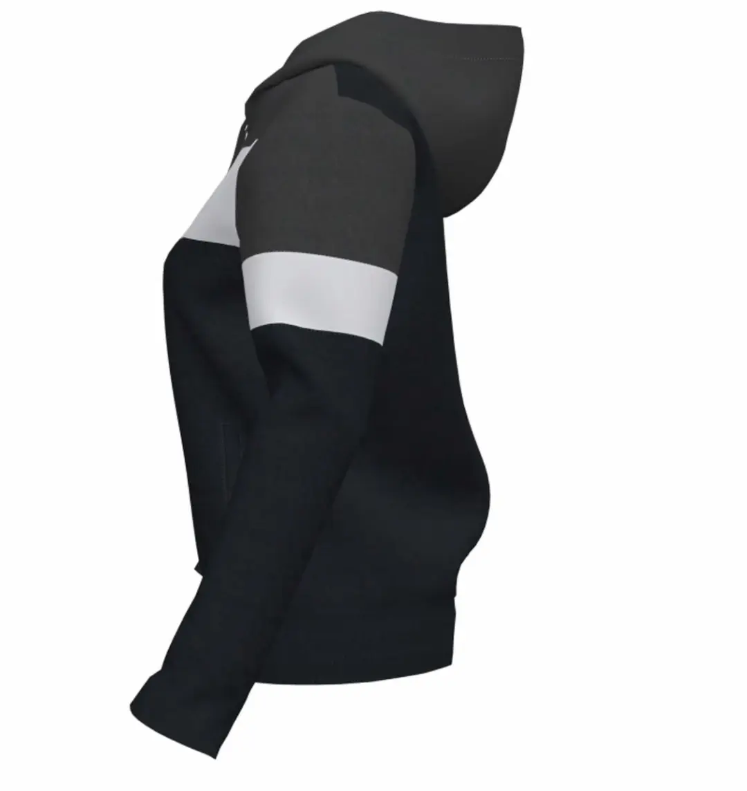 Joma Crew IV Hoodie - Zwart - Maat 11-12 - afbeelding 6 van 6
