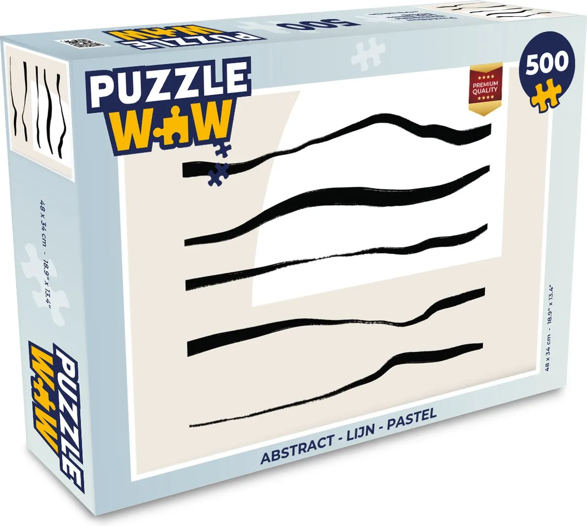 PuzzleWow Abstract Legpuzzel 500 Stuks