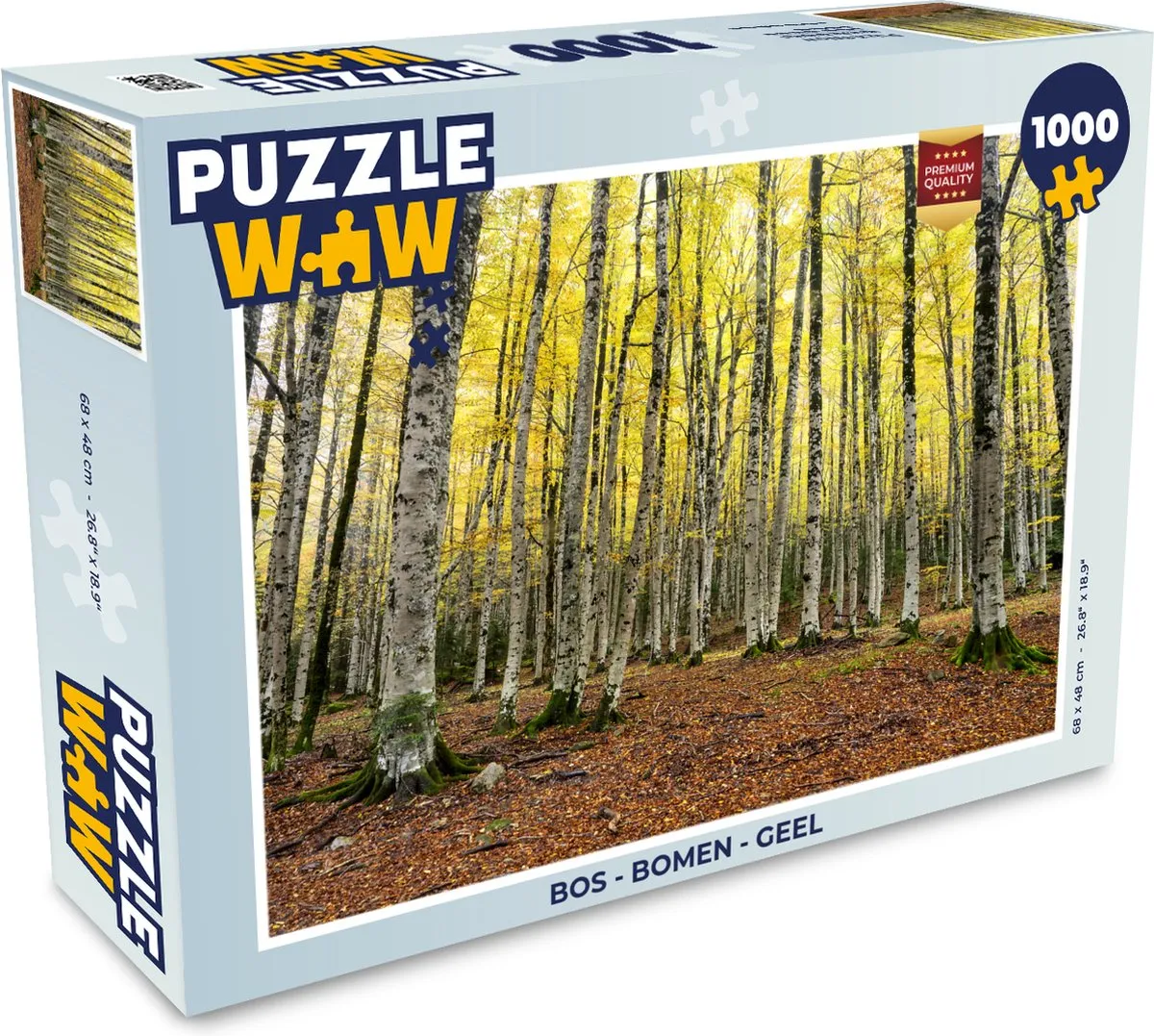 PuzzleWow Bos Bomen Legpuzzel 1000 Stuks