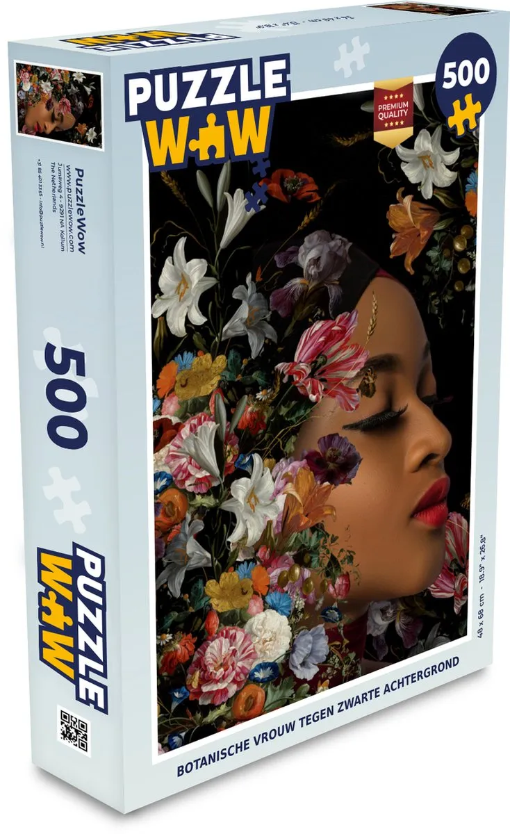 PuzzleWow Flora Legpuzzel 500 Stuks