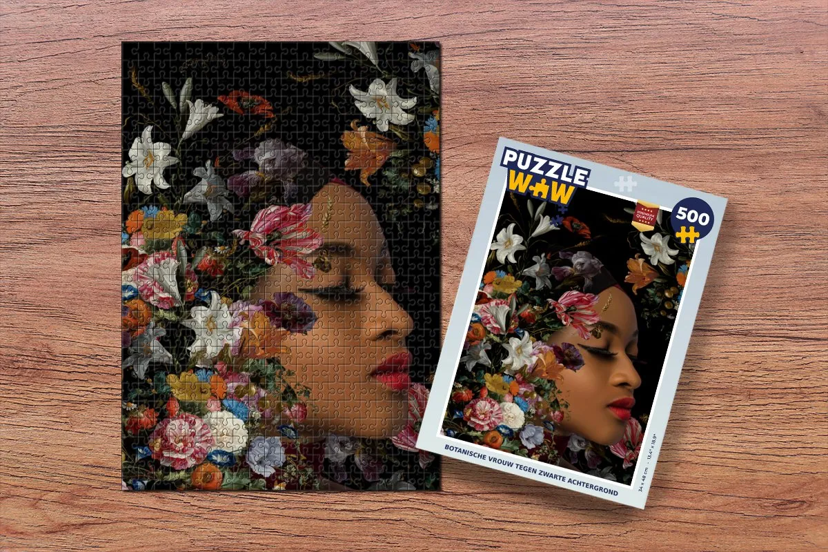 PuzzleWow Flora Legpuzzel 500 Stuks - Multicolor