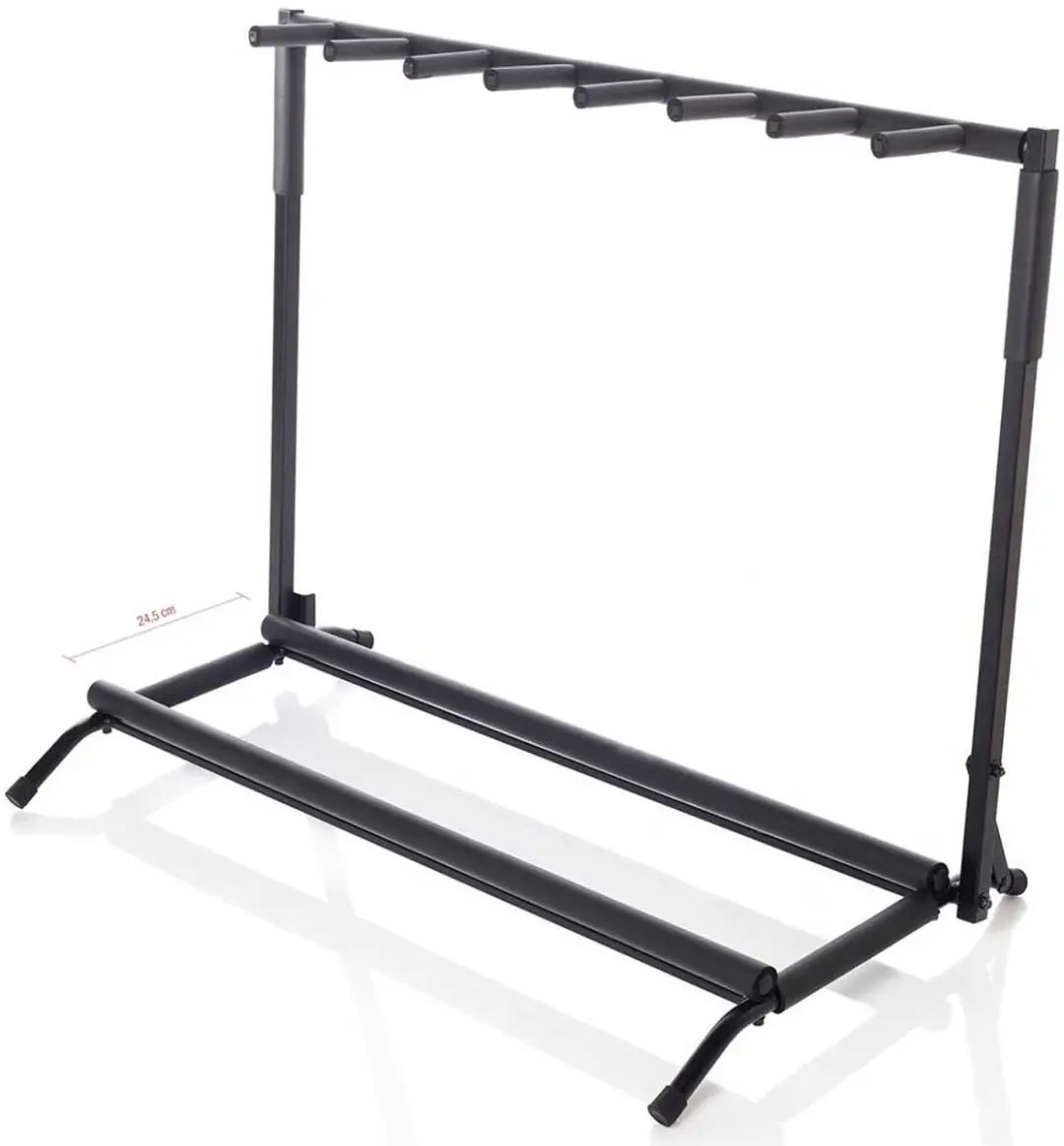 Bespeco KANGA07D Gitaarstatief 7 Instrumenten - Zwart - afbeelding 4 van 4