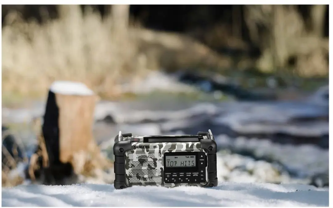 Sangean MMR-99 Arctic Noodradio - DAB+/FM/BT - Zonnepaneel - Handslinger - afbeelding 3 van 5