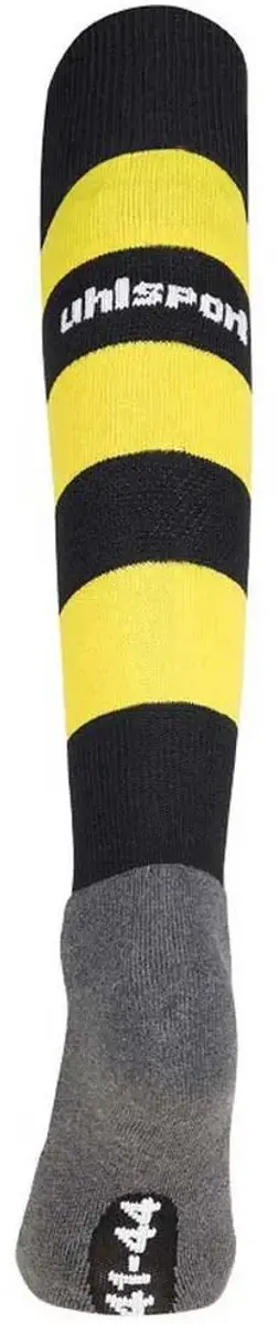 Uhlsport Team Pro Essential Stripe Voetbalkousen 37-40 - Zwart/Geel