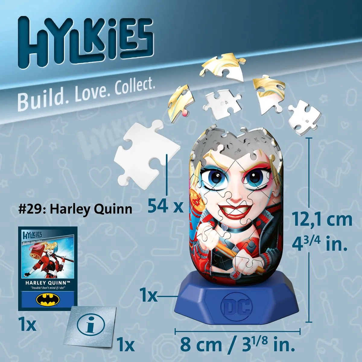 Ravensburger Hylkies DC Harley Quinn Bouwspel 54 Stuks - MPN 12008016